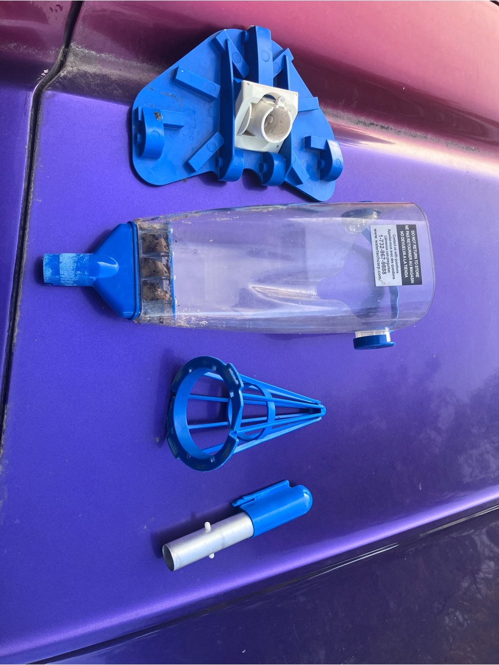Water tech centennial li pool vac parts
